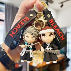 4 Llaveros de PVC de Anime <span class=keywords><strong>Bleach</strong></span> de Alta Calidad con Nuevo Diseño para Decoración de Mochilas Escolares - Product Image 2