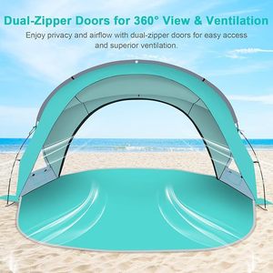 Carpa de Playa para Acampar, Refugio Solar para 4 Personas, Toldo de Plástico, Carpa Automática Personalizada de Fibra de Vidrio, Carpa de Lujo para Exteriores al por Mayor - Product Image 6