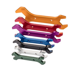 7-delige geanodiseerde aluminium dubbelzijdige slang- en sleutelset, raceauto gereedschapsset en fitting sleutelset - Product Image 1