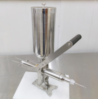 Machine manuelle d'injection de crème pour croissants, gâteaux et choux à la crème