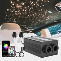 Kit de plafonnier étoile à fibre optique pour moteur de lumière de voiture 16W