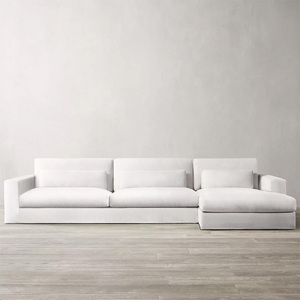 Housse de canapé amovible moderne personnalisée Rhoohill lin salon villa canapé intérieur salon meubles l-sectionnel canapé ensemble - Product Image 5