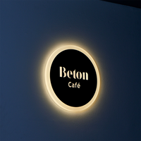 Panneau de guidage de plaque de porte de numéro de porte intérieure et extérieure de conception personnalisée de haute qualité rétroéclairé par LED de haute qualité