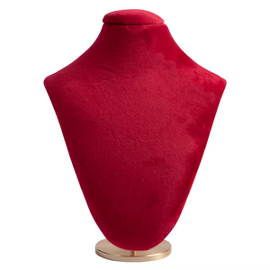 Phụ nữ của đồ trang sức hiển thị đứng nhung dọc ánh sáng sang trọng cửa hàng truy cập hiển thị đồ trang sức đạo cụ Vòng cổ đứng giá - Product Image 6