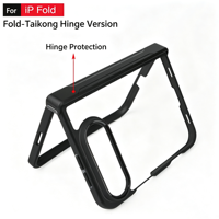 Coque Duo pour iPhone, protection de la charnière, transparente, antichoc, PC TPU, coque de protection pour téléphone