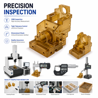 Blocs de montage optiques en Ultem PEI usinés CNC 5 axes pour systèmes de vision industrielle avec inspection CMM