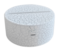 Support de lampe à LED en acrylique illusion 3D personnalisé avec base en ABS Source d'alimentation USB minimaliste et télécommande pour chambre à coucher