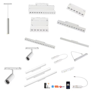 <span class=keywords><strong>Rail</strong></span> lumineux <span class=keywords><strong>magnétique</strong></span> ultra-plat 26 mm en aluminium encastré 48 V anti-éblouissement dimmable pour éclairage intérieur commercial - Product Image 3