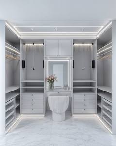 <span class=keywords><strong>Armario</strong></span> de Ropa de Alta Gama, Sistemas de Vestidores, Diseño de Muebles, Dormitorio de Lujo Personalizado, Vestidor Grande de Madera - Product Image 5