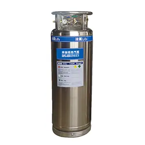 Professional vacuum ln2 lox vertical 175L cryogenic dewar tank