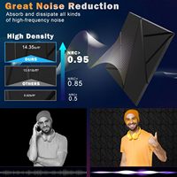Panneau acoustique en feutre polyester CHIHENG, panneau acoustique insonorisant en polyester, panneau acoustique hexagonal blanc imprimé