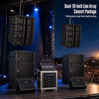 Système audio NEARSTAR Dual-10-Inch Line Array Concert Package RA210 RX218S DA1300 DA1800 DSP4080 U2000