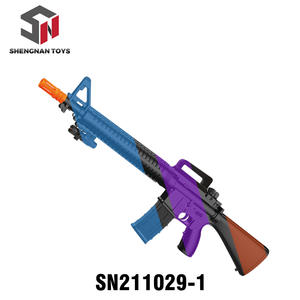 Unisex manuale automatico <span class=keywords><strong>M16</strong></span> pistola ad acqua in plastica giocattolo a batteria gioco di tiro giocattolo per bambini - Product Image 5