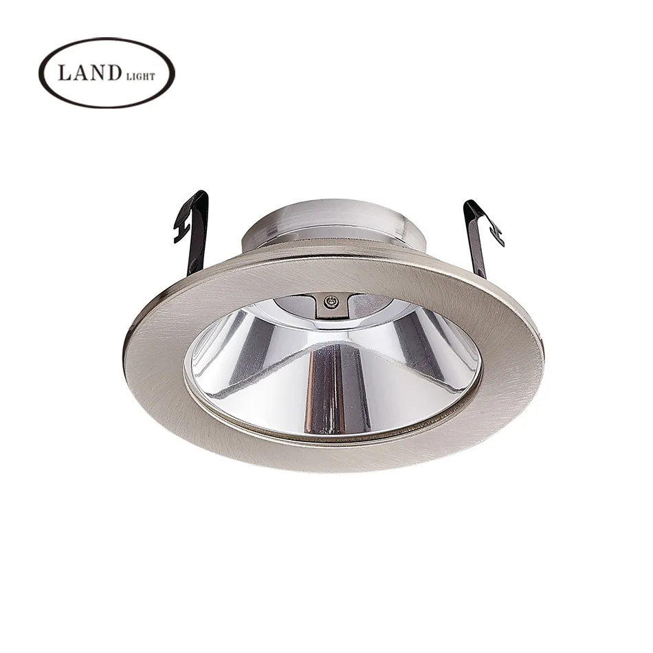 Iutl cull — déflecteur métallique blanc 6 ", anneau lumineux encastré pour les modèles BR30/38/40 PAR30/38/40, LED inclinant CFL, anneau blanc halogène