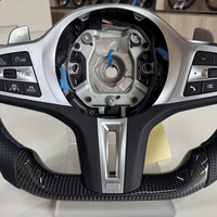 Volant sport en cuir personnalisé avec fibre de carbone et LED, 3 branches, 40 mm, pour BMW G20 G30 G11 G12 G15 G32 F90 F93 G80