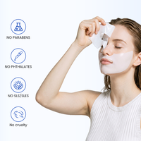 Collagène hydratation profonde masque de soin du visage acide hyaluronique hydratant rajeunissant feuille de nuit vitamine E nourrit votre peau