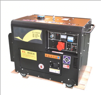 Générateur diesel silencieux à usage domestique 6 kVA 8 kVA 10 kVA 15 kVA 20 kVA Triphasé 60 Hz Fréquence Régulateur AVR 10 kW 12 kW 15 kW Puissance de sortie