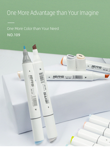 Juego de Marcadores de Alcohol Líquido Rectos de 12 Colores, Duraderos y Versátiles, con Punta de Cincel de Plástico Suave para Dibujo Artístico Estudiantil - Product Image 4