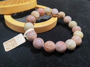 Gran oferta, pulsera de cuentas de ágata Alashan Natural de 13mm para hombres y mujeres-regalo de piedras preciosas de grado AAA - Product Image 4