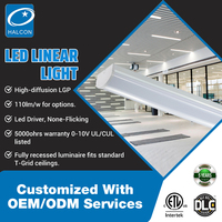 Les appareils d'éclairage industriels commerciaux de Batten de lumen élevé 4ft 25w 30w 40w ont mené la lumière linéaire