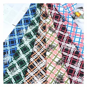 100D Polyester Stretch Printed Fabric Cheap 4 Way Spandex Fabric Manufacturer Super Soft Fabric For Dress