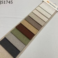 Tissu d'ameublement uni en velours chenille tricoté warp de luxe, 100 % polyester, poids moyen, pour canapé et décoration intérieure