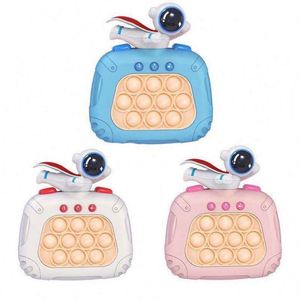 2025 Retro Handheld <b>Game</b> Console for Kids Fast Push <b>Game</b> Popit <b>Electronic</b> LED Squeeze Toys PVC Silicone Customized Logo - Product Image 6