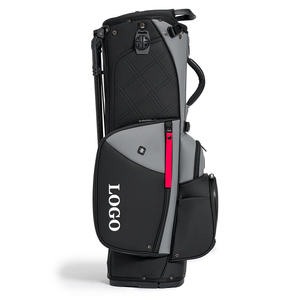 Sac de golf de luxe en cuir PU imperméable de qualité supérieure, style tour, grande capacité, avec support - Product Image 4