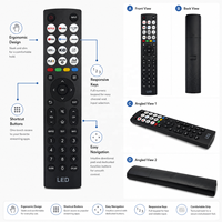 Télécommande universelle Hisense pour téléviseur LCD, noire, télécommande d'origine
