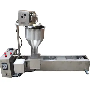 Semi Automatic Automatic High Quality Mini Gas Doughnut Donut Glaze Make Maker Fryer Machine For Donut