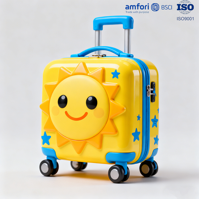 Customized18in 20in Kids Cartoon Carry Luggage ABS PC Hardshell Rolling Suitcase Spinner Wheels Unisex Toddler Travel Lock