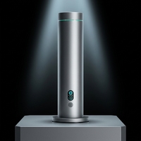 Diffuseur d'huiles essentielles sans eau à affichage intelligent, design moderne, OEM, aluminium, grande capacité 120 ml, faible niveau sonore, avec 7 lumières colorées pour studio de yoga
