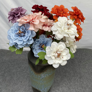 Flores Artificiales Yiyi, Peonía India, 30cm-100cm, Tela de Seda, Decoración de Bodas, Estilo Ramas - Product Image 3