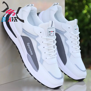 Chaussures de marche confortables et respirantes pour hommes ZX728, semelle intermédiaire et extérieure en PVC, empeignes en mesh, vente en gros directe d'usine - Product Image 2