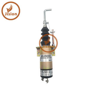 Válvula solenoide de corte de combustible para maquinaria de construcción, solenoide de parada 1502-12C3U1B1S1 36607197 12V - Product Image 1