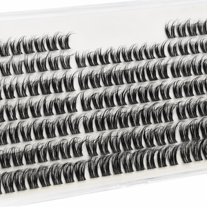 Extensiones de Pestañas Spider Lash Clusters, Naturales, Curvatura CC, Hechas a Mano, 10-16MM, Cruelty Free, 160 Piezas - Product Image 6