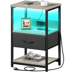 โต๊ะข้างเตียงอะคริลิคโต๊ะข้างเตียงสีทองเฟอร์นิเจอร์ห้องนั่งเล่น - Product Image 1