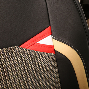 Housses de siège de voiture en cuir respirant pour Sienna Tacoma Avensis, ensemble complet avant et arrière, 5 pièces, toutes saisons - Product Image 4