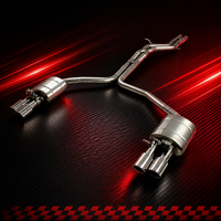 Collecteur d'échappement sport haute qualité pour Audi A4/A5/A6/A7/C7/S4/S5/B8 3.0T en acier inoxydable 304, épaisseur 1,5 mm, finition lisse