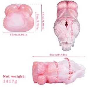GEEBA Fantasía Animal Masturbador Masculino de Silicona Copa de Masturbación con Forma de Vagina Venta al por Mayor Onahole Juguete Sexual para Hombres Masturbador de Bolsillo - Product Image 2