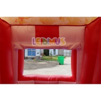 Cabine de pop-corn gonflable extérieure mobile Tente de stand de pop-corn gonflable personnalisée pour la publicité château gonflable enfants adultes