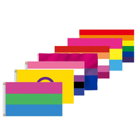 Drapeaux de la fierté lesbienne en polyester 3x5 pieds en gros