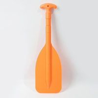 Pagaies télescopiques multifonctionnelles pour canoë et kayak, pagaie d'urgence orange en gros pour le canoë, la navigation de plaisance et le kayakage