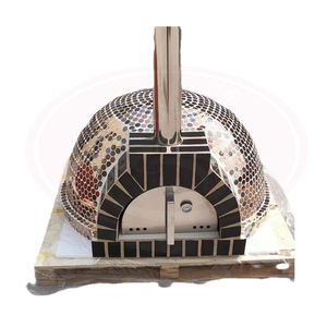 Four à <span class=keywords><strong>pizza</strong></span> professionnel Base de convoyeur automatique Four à <span class=keywords><strong>pizza</strong></span> au feu de bois avec pierre - Product Image 3