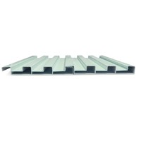 Tuiles de toit en aluminium série 6000 pour véranda, profilés métalliques en treillis, gazebo isolé, facile à installer, service de découpe