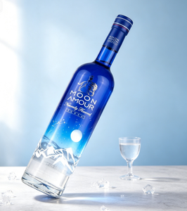 Vodka AMOR MOON OEM ODM 750ml 40% ABV, Vodka China Premium Suave para Cócteles, Venta al Por Mayor de Fábrica - Product Image 2