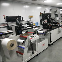 Nouvelle imprimante à écran rotatif entièrement automatique à grande vitesse avec alimentateur et sécheur pour l'impression de papier d'étiquettes par transfert thermique