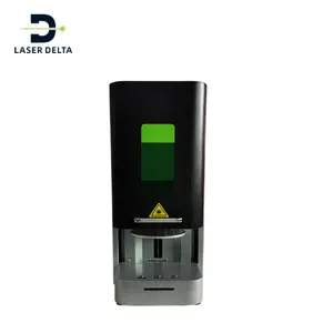 Delta kapalı lazer damgalama makineleri 20w derin gravür lazer markalama makinesi taşınabilir çok renkli fiber lazer işaretleme makinesi