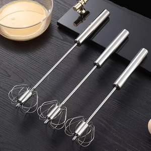 <span class=keywords><strong>Fouet</strong></span> batteur semi-automatique en acier inoxydable, mélangeur rotatif à pression, accessoires de <span class=keywords><strong>cuisine</strong></span> pour la pâtisserie maison et le mélange de crème - Product Image 1