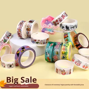 Pegatina Adhesiva de Anime para Estudiantes, 0.1mm de Grosor, Activada por Agua, Papel Washi Acrílico Impermeable, de una Sola Cara, para la Escuela - Product Image 4